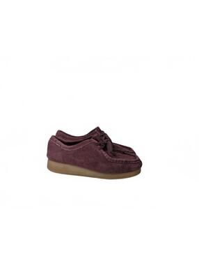 Clarks Originals Wallabee Shoes Burgundy Retro Suede Women's Size 7